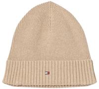 Tommy Hilfiger Herren Strickmütze Flag Cotton Beanie mit Kaschmir
