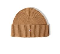 Tommy Hilfiger Herren Strickmütze TH Flag Short Beanie Wintermütze