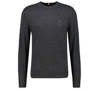 Tommy Hilfiger Herren Strickpullover aus Baumwolle mit Kaschmir, anthrazit, Gr. L