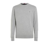 Tommy Hilfiger Herren Strickpullover aus Baumwolle mit Kaschmir, silber, Gr. XL