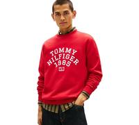 Tommy Hilfiger Herren Sweatshirt Archive mit Rundhalsausschnitt, Rot (Medium Red), XXL