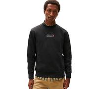 Sweatshirt TOMMY HILFIGER "BRAND LOVE", Herren, Gr. XL, schwarz, Sweatware, Obermaterial: 100% Baumwolle, regular fit, Rundhals, Rippbündchen, Sweatshirts Sweatshirt, regular fit, Rundhals (33512216-X