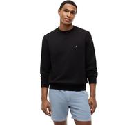 Tommy Hilfiger Herren Sweatshirt Essential Fleece Crew Neck Regular Fit, Schwarz (Black), S