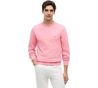 Sweatshirt TOMMY HILFIGER "ESSENTIAL TERRY CREWNECK", Herren, Gr. M, doll pink, Sweatware, Obermaterial: 100% Baumwolle, regular fit, Rundhals, Rippbündchen, Sweatshirts Sweatshirt (49173446-M) doll p