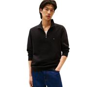 Tommy Hilfiger Herren Sweatshirt mit Reißverschluss Essential Fleece 1/4 Zip Mock-Rollkragen