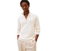 Tommy Hilfiger Herren Sweatshirt mit Reißverschluss Essential Fleece 1/4 Zip Mock-Rollkragen