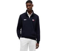 Tommy Hilfiger Herren Sweatshirt mit Reißverschluss US SailGP Flag aus Baumwolle, Blau (Desert Sky/White/Medium Red), XL