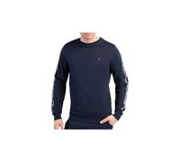 Tommy Hilfiger Herren Sweatshirt ohne Kapuze, Blau (Navy Blazer), S