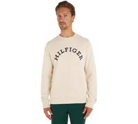 Tommy Hilfiger Herren Sweatshirt ohne Kapuze, Elfenbein (Calico Heather), XL