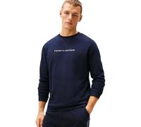 Sweatshirt, Herren, Gr. M (50), blau (desert sky), Sweatware, Obermaterial: 50% Baumwolle, 50% Polyester, TOMMY HILFIGER UNDERWEAR, regular fit, Rundhals, Rippbündchen, Sweatshirts Sweatshirt, Lounges