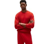 Tommy Hilfiger Herren Sweatshirt Track Top mit Rundhalsausschnitt, Rot (Dark Magma), M