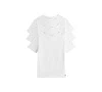 Tommy Hilfiger T-Shirt mit abgerundetem V-Ausschnitt im 3er-Pack in Weiss, Größe XL