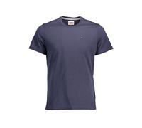 Tommy Hilfiger Herren T-Shirt aus Bio-Baumwolle, Blau S Marine