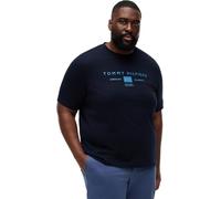 Tommy Hilfiger Herren Bt-Brand Love Mono Stack Tee-b Mw0mw44053 S/S T-Shirt, Blue (Desert Sky), 3XL Größen Tall