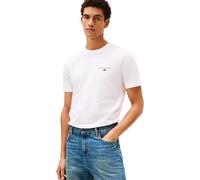 Tommy Hilfiger Men's Brand Love Small Hilfiger Tee Mw0mw41456 S/S T-Shirt (1er Pack), Weiß (Weiß), L