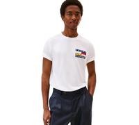 Tommy Hilfiger Colour Flag Kurzarm-t-shirt XL White