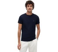 Tommy Hilfiger T-Shirt Core Stretch Slim Fit – Rundhalsausschnitt, Blau M