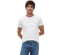 Tommy Hilfiger Herren-T-Shirt Core Stretch Slim Fit Kurzarm Weiß 3XL