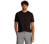 Tommy Hilfiger Regular Fit T-Shirt aus reiner Baumwolle in Black, Größe L