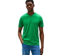 Tommy Hilfiger Herren T-Shirt Kurzarm Essential Tee mit V-Ausschnitt, Grün (Olympic Green), XXL