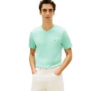 Tommy Hilfiger "ESSENTIAL V-NECK" unifarben, casual, regular fit, Baumwolle (66889636-L) arctic aqua