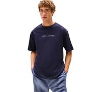 Tommy Hilfiger Cont Logo Kurzarm-t-shirt XL Desert Sky