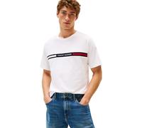 Regular Fit T-Shirt mit Label-Stitching M men Weiss