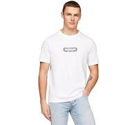 Tommy Hilfiger Herren T-Shirt Kurzarm Rundhalsausschnitt, Weiß (White), XXL