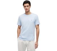 Tommy Hilfiger Herren T-Shirt Kurzarm Seasonal Solid Tee mit Rundhalsausschnitt, Blau (Sky Blue), M