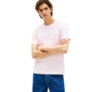 Tommy Hilfiger Herren T-Shirt Kurzarm Seasonal Solid Tee mit Rundhalsausschnitt, Rosa (Light Pink), M