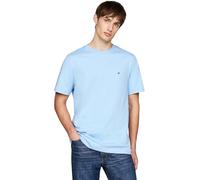 Tommy Hilfiger Herren T-Shirts Kurzarm Essential Regular Fit Rundhalsausschnitt, Blau (Vessel Blue), L