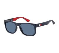 Tommy Hilfiger Herren Sonnenbrille - TH 1556/S - 8RU/KU - 56mm - Blau, Rechteck