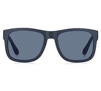 Tommy Hilfiger Herren Sonnenbrille - TH 1556/S - 8RU/KU - 56mm - Blau, Rechteck