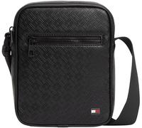 Tommy Hilfiger Herren Th Embossed Flag Mini Reporter Am0am14193 Crossover, Black (Black)