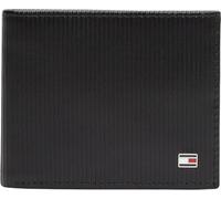 Tommy Hilfiger Herren TH Flag MINI CC Wallet AM0AM13958 Bifold Wallet, Schwarz, Einheitsgröße