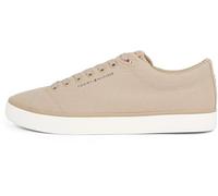 Tommy Hilfiger Herren Th Hi Vulc Core Canvas Fm0fm05396 Low Top, Beige, 45 EU
