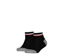 Tommy Hilfiger Herren Th Kids Iconic Sports Quarter 2p Socks, Schwarz, 27 EU
