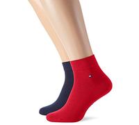 Tommy Hilfiger Herren TH MEN QUARTER 2P Sneakersocken 2 Paar, Blau (tommy 085), 39/42