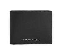 Tommy Hilfiger Herren TH Moderne Leder Mini CC Geldbörse, Schwarz, Einheitsgröße, Schwarz