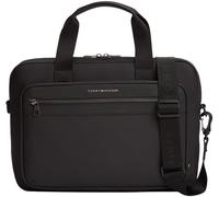 Laptoptasche TOMMY HILFIGER "TH REPREVE COMPUTER BAG", Gr. B/H/T: 38,5cm x 28cm x 5,5cm, schwarz, Textil, Taschen Laptoptasche, Unisex Geschäftstasche, Computertasche mit Logoschriftzug (58218725-0) s