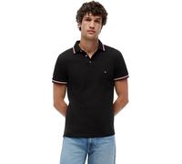 Tommy Hilfiger Herren Tipped Slim Fit Mw0mw37346 S/S Poloshirt, Black (Black), L EU