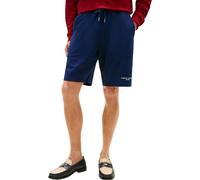 Sweatshorts TOMMY HILFIGER "TOMMY LOGO", Herren, Gr. M, N-Gr, carbon navy, Web, Obermaterial: 100% Baumwolle, unifarben, regular fit kurz, Hosen Sweatshorts, Regular fit mit elastischem Bund (28240458