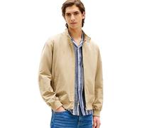 Blouson TOMMY HILFIGER "HARRINGTON JACKET", Herren, Gr. S, braun (camel), Web, Obermaterial: 85% Polyester, 15% Polyamid, casual, Langarm elastischer Bund, Jacken (28545331-S) camel