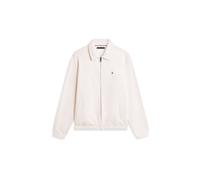 Tommy Hilfiger Regular Fit Sweatjacke aus reiner Baumwolle in Offwhite, Größe XL