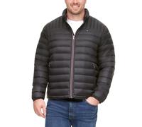 Tommy Hilfiger Ultra Loft Pufferjacke für Herren, leicht verstaubar, in den Größen Standard, Groß und Hochgewachsen, Schwarz, XL Tall