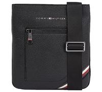 Tommy Hilfiger Herren Umhängetasche Central Crossover Mittelgroß, Mehrfarbig (Black), Einheitsgröße