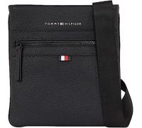 Tommy Hilfiger Herren Umhängetasche Essential PU Crossover Klein, Schwarz (Black), Einheitsgröße