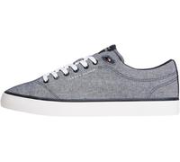 Tommy Hilfiger Herren Vulcanized Sneaker Chambray Low Top, Blau (Desert Sky), 42