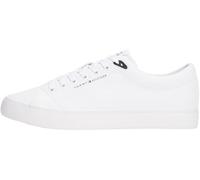 Tommy Hilfiger Herren Vulcanized Sneaker Core Low aus Leder, Weiß (White), 45