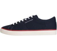 Tommy Hilfiger Herren Vulcanized Sneaker Harlem Core Textile zum Schnüren, Blau (Desert Sky), 43